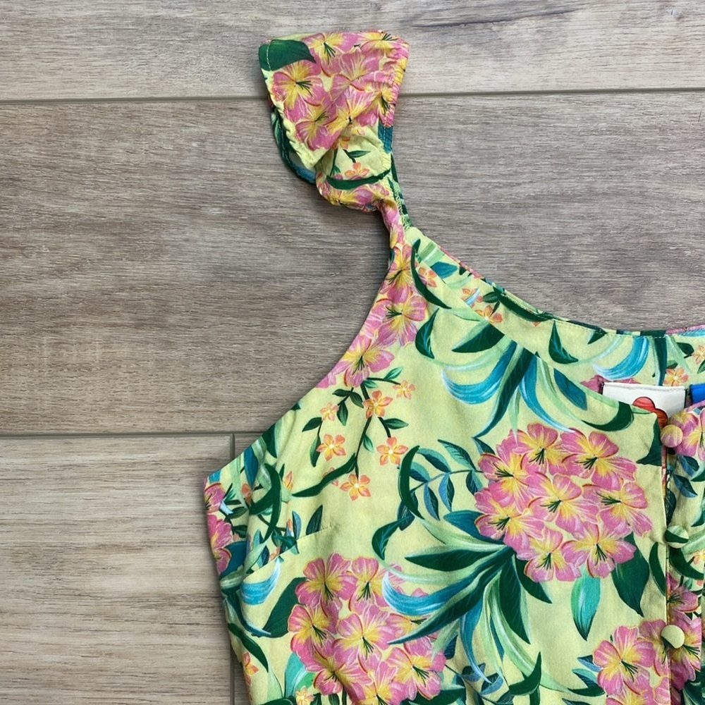 Farm Rio‎ Floral Ruffle Tank Top - Picture 3 of 16